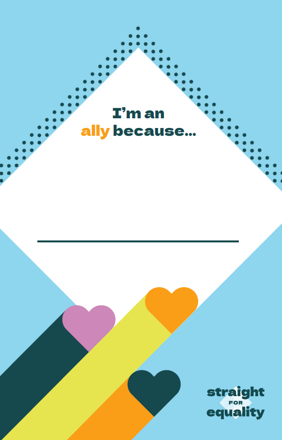 "I'm an ally because..." Cards (pack of 50)